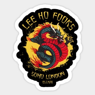 lee ho fooks dragon Sticker